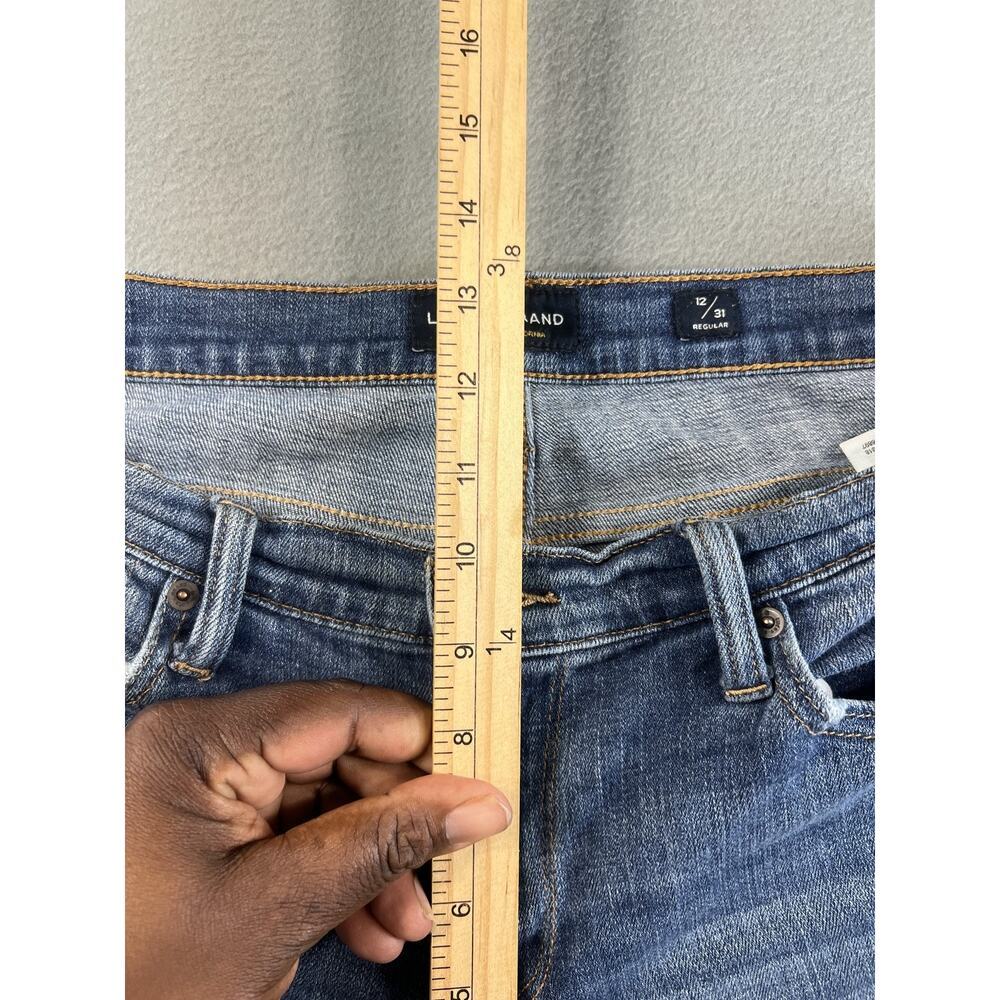 Lucky Brand Women's Blue Straight Jeans 12/31 Stretch Denim, 5-Pocket Design - Picture 12 of 12